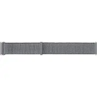 Samsung Ruban en nylon Fabric Band Gray (20 mm, élasthanne, Nylon), Sangles de montre, Gris