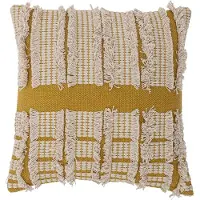 Bloomingville Coussin Cea | Jaune | Coton | 82055376