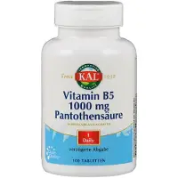 Supplementa GmbH Vitamine B5 1000 mg Acide pantothénique Kal comprimés 100 pc