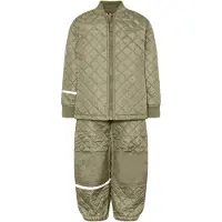 CeLaVi Ensemble thermique basique uni Enfant Celavie Khaki