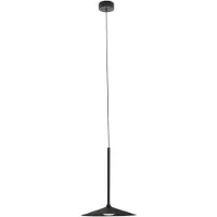 Maxlight Hana - lampe suspendue - Ø 17,5 x 150 cm - 6W LED inclus - noir