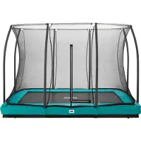 Salta Comfort Edition Ground Trampoline - 305x214cm - rectangulaire - vert