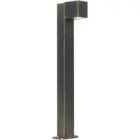 QAZQA Lampadaire d'extérieur industriel or antique 65 cm IP44 - Baleno