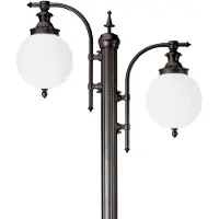 Ks Verlichting Lampadaire Jardin Madeira 2 lumières - vert