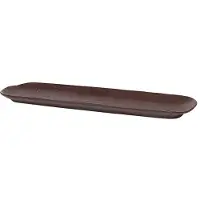 Broste Copenhagen Assiette de forme marron - W40XL11XH2,5CM