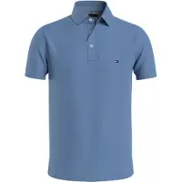 Tommy Hilfiger T-Shirt '1985 Slim Fit' bleu marine / bleu pastel / rouge / blanc