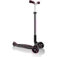 Globber Scooter Master Prime Noir - Rose fluo