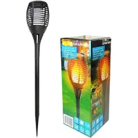 Grundig lampe solaire avec effet de flamme