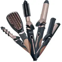 Camry Cr 2024 5 In 1 Hair Curler Doré