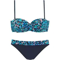 LASCANA Bikini turquoise / noir