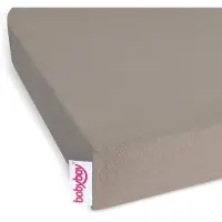 Babybay Drap-Housse en Jersey Deluxe Convient pour Modèle Rallonge Latérale Original Maxi Midi/Boxspring Nougat 1 Unité