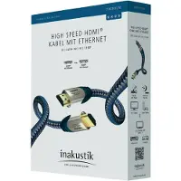 Inakustik In-akustik Premium High Speed HDMI Cable With E…