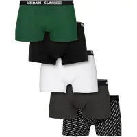 Urban Classics Set Of 5 S Boxers Noir L Homme