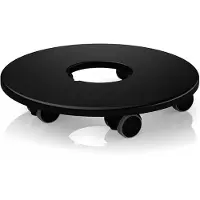 Lechuza Support à roulettes pour Classico/Quadro 43, Puro 50, noir Ø 26