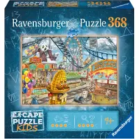 Ravensburger Escape Kids Puzzle - Parc d'attractions Plight 368 pi ces pour enfants - 12936 - Une exp rience d' vasion sous forme de puzzle
