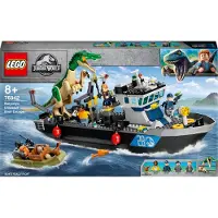 LEGO Jurassic World L'évasion en Bateau du Dinosaure Baryonyx 76942