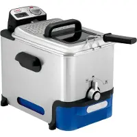 Tefal Oleoclean PRO FR 8040 INOX & DESIGN - Friteuse - 2300 W - Black/Stainless Steel