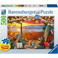 Ravensburger Puzzle Endroits confortables : Beach Cabana XXL 500 pièces