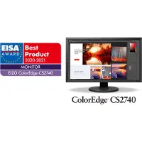 Eizo CS2740 ColorEdge (3840 x 2160 pixels, 27"), Moniteur, Noir