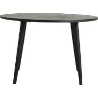 Nordal Table De Salle À Manger Ronde A/s Hau -bois Noir | 6955