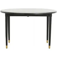 Nordal Table Ronde A/s Ahr | Pliante-bois Noir | 6927