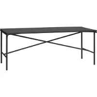 Hubsch Table d'extérieur en métal - noir