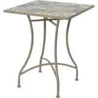 Trendline Table d'Appoint Bistro Marron (58 x 58 x 72 cm)
