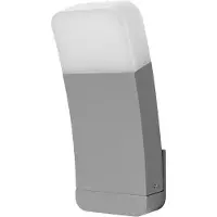 Ledvance Smart+ LED Applique murale d'extérieur Curve Argent IP44 10W 550lm RGBW blanc chaud 3000K Dimmable App Google Alexa WiFi