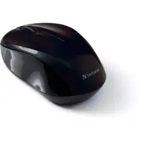 Verbatim Wireless Mouse GO NANO - Souris - optique - sans fil - RF - récepteur sans fil (USB), couleur : noir