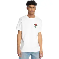 Mister tee T-Shirt 'Rose' émeraude / rouge clair / blanc