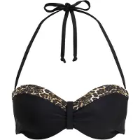 LASCANA Hauts de bikini 'Adele' mastic / marron / brun foncé / noir