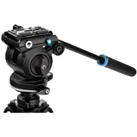 Benro MCT28AFS2P - Photo : monopode MCT28AF, tête vidéo S2PRO (Carbone, Métal), Trépied, Noir