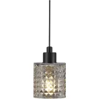 Nordlux Luminaire cristal Hollywood, Variante : Ø 108 x 177 mm, 60 W, verre clair