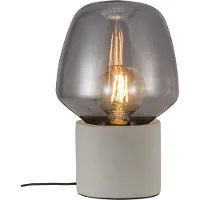 Nordlux Christina Lampe de table en béton IP20 E27 - Gris clair