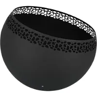 Esschert Design Foyer boule rayé noir