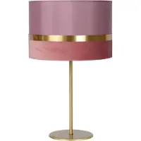 Lucide Extravaganza Tusse - lampe à poser - Ø 30 x 50 cm - rose
