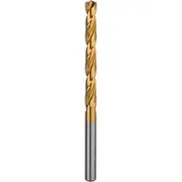 Bosch Forets à métaux rectifiés HSS-TiN, DIN 338