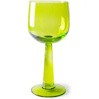 HK Living Grand verre à vin Les émeraudes vert citron - lot de 4