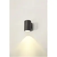 SLV Enola Single Outdoor LED Applique murale CCT Anthracite Round