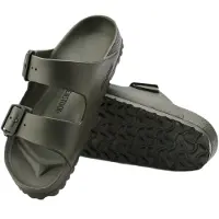 Birkenstock Arizona Homme - Tongues et Sandales, Olive - Taille 45 - Plastique