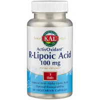 Kal Capsules R-lipoic Acid Activoxidant Antioxidant 60 Unités