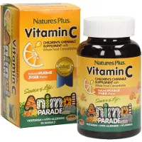 Natures Plus Animal Parade Vitamine C 125 mg orange- 90 comprimés à sucer