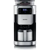 Severin Cafetière filtre 8 tasses 1000w inox/noir - - KA4814 -