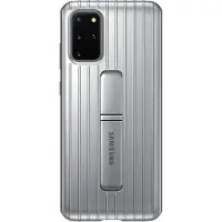 Samsung Galaxy S20+ Protective Standing Silicone Phone Case Gris
