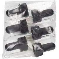 Farfalla Mini flacons en verre et pipettes 6 pièces (compte-gouttes)
