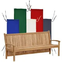 Lestix International Bankauflage 50 x 180 x 5 cm für Gartenbank Pescara - Creme