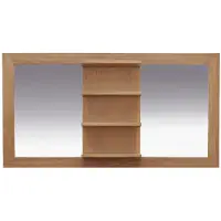 Teako Design Miroir avec tablette Kramfors en teck 150 x 80 cm