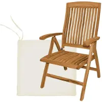 Lestix International Sitzauflage 50cm x 50cm für Hochlehner Bari / Catania Creme