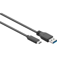 S/CONN Câble USB 3.1 C mâle - 3.0 A mâle 1m