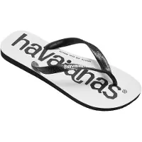 Havaianas Tongs Havaianas Top Logomania Black Black-Taille 35 - 36